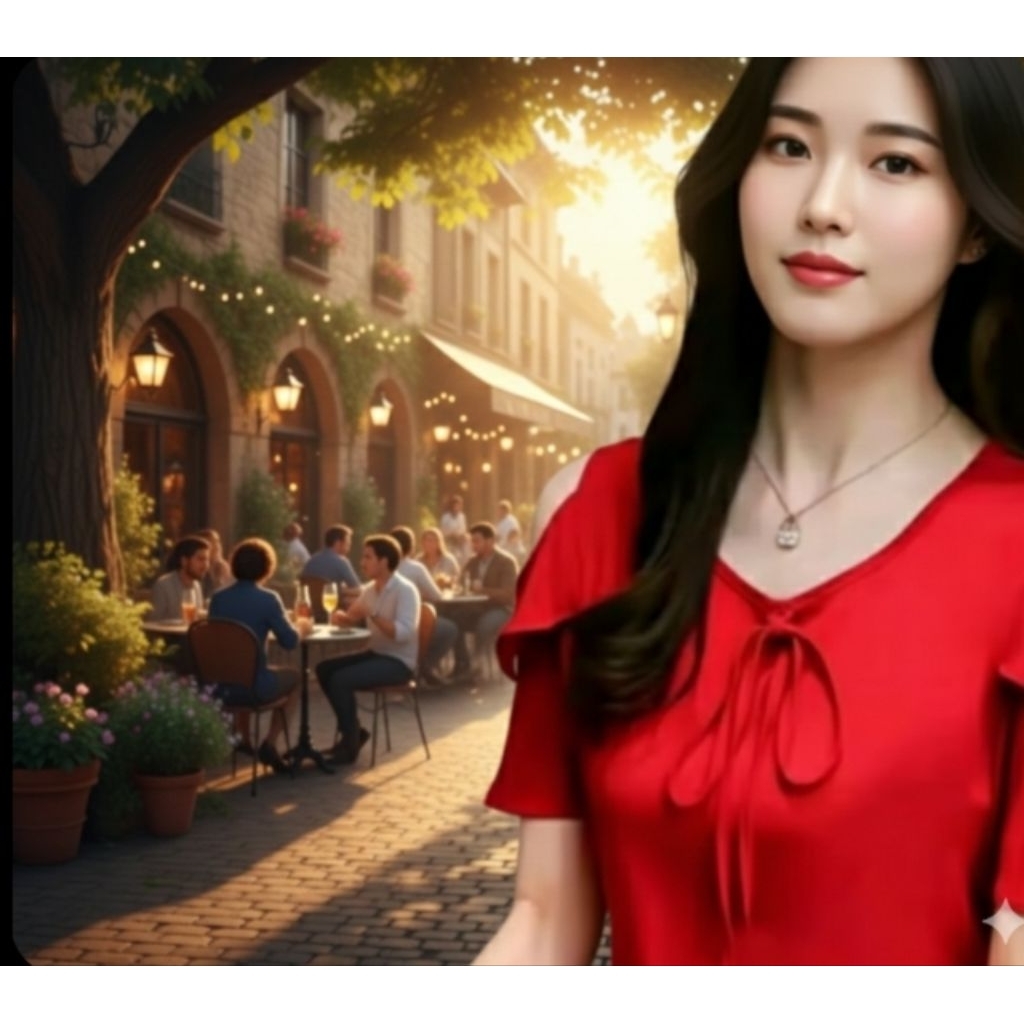 Blouse Wanita Model Korea Bahu Bolong Desain Modern