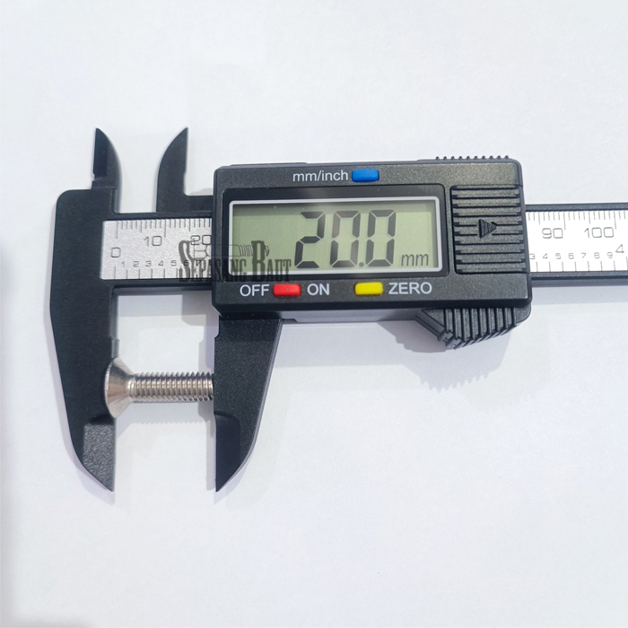 M6 x 20 Baut Countersunk L Verseng Stainless 304 M6x20