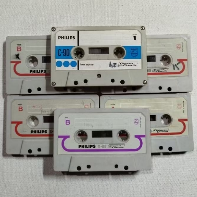KASET PITA KOSONG PHILLIPS C60 C90 (10KASET)