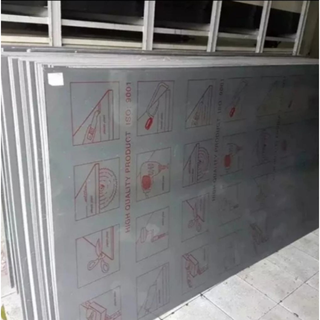 plat pvc sheet 6mm x 30cm x 40cm pvc sheet lembaran 6mm custom