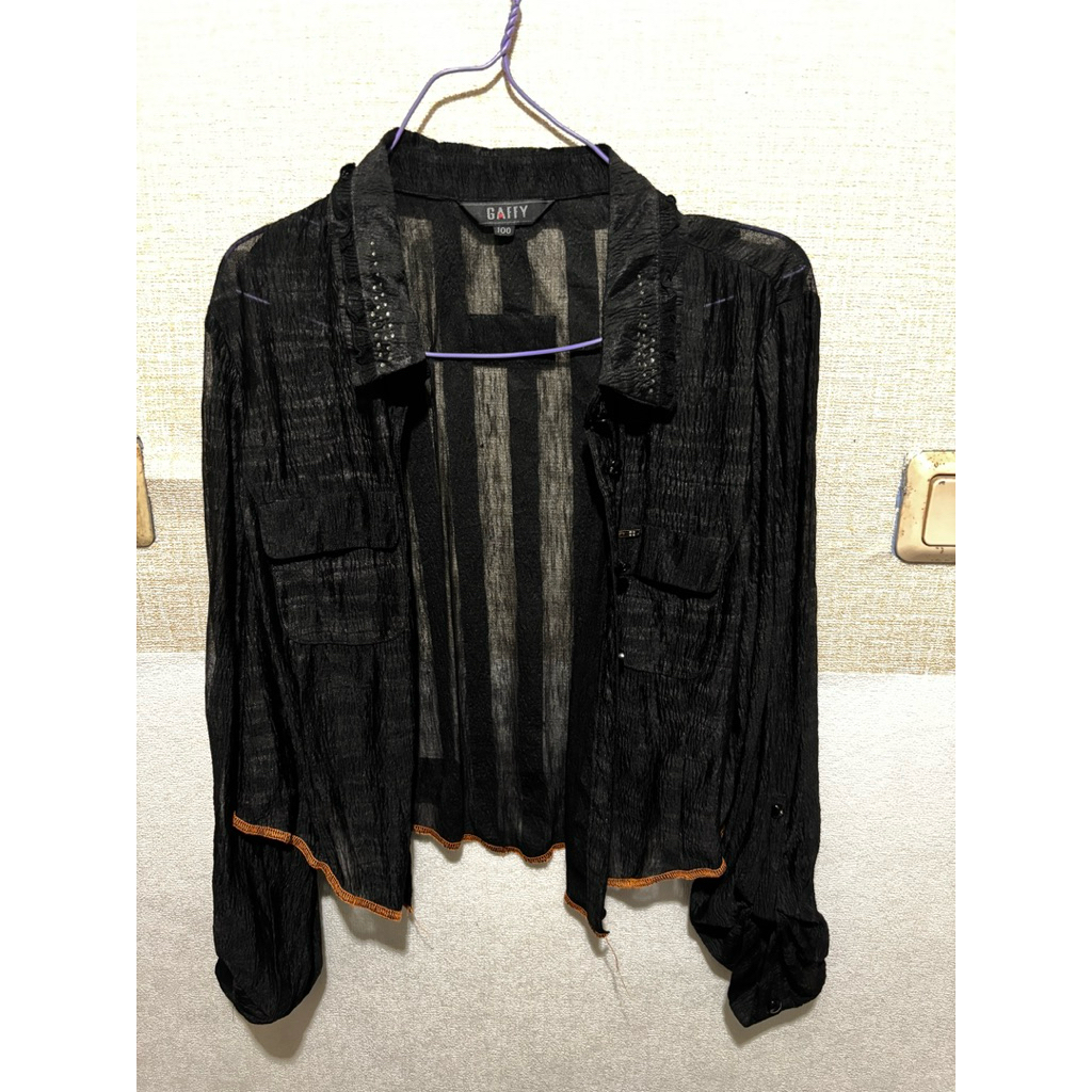 preloved baju gaffy hitam