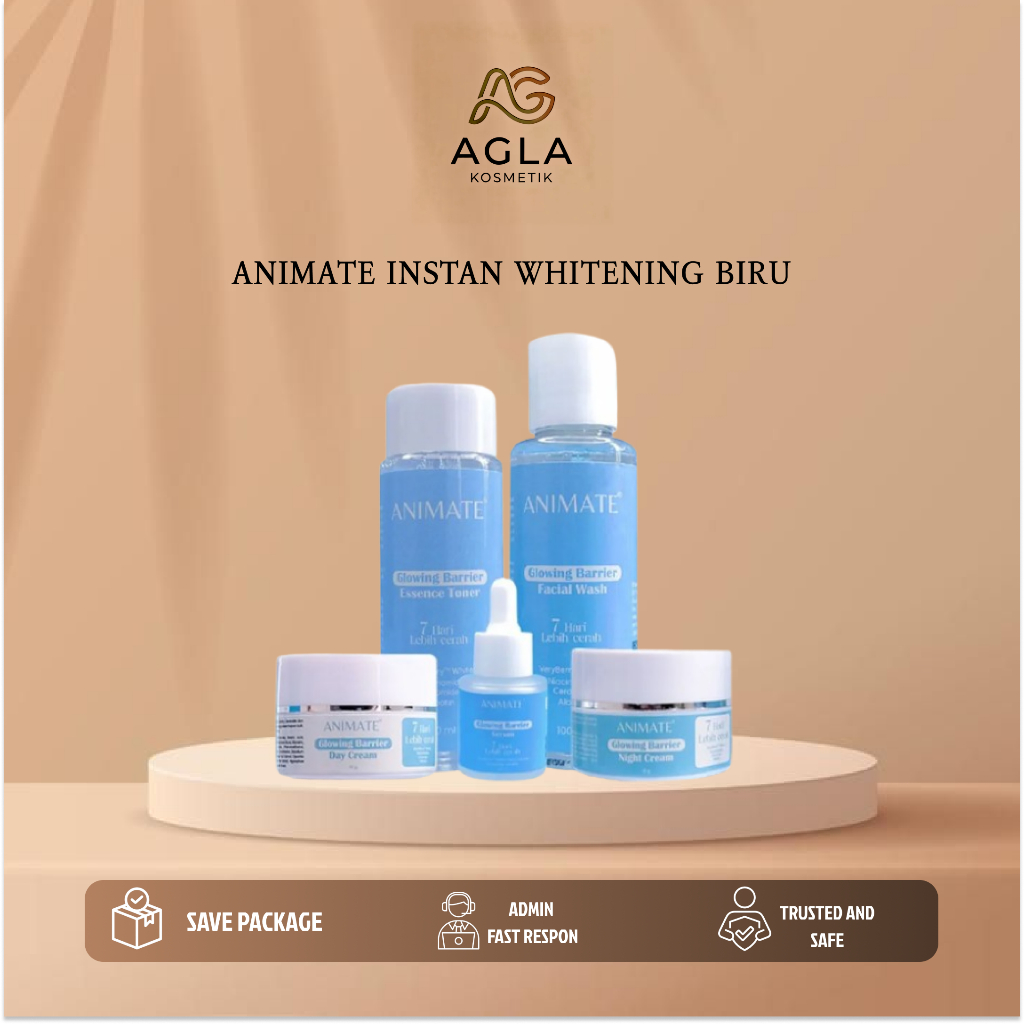 AGLA ANIMATE INSTAN WHITENING BIRU