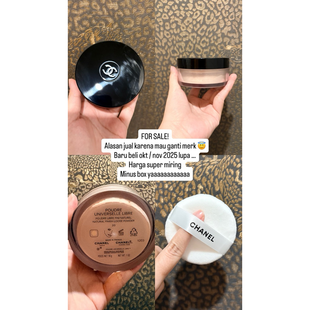PRELOVED loose powder bedak tabur chanel