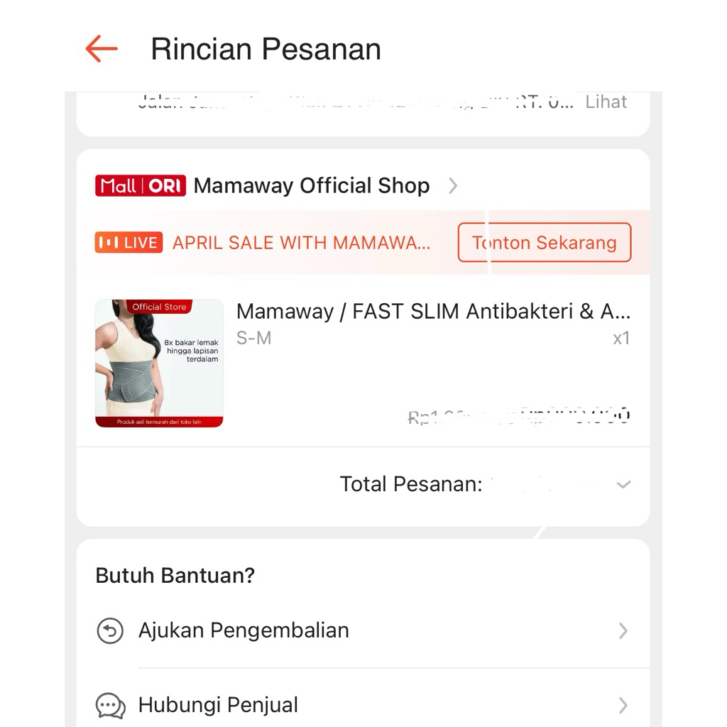 Pesanan mamaway