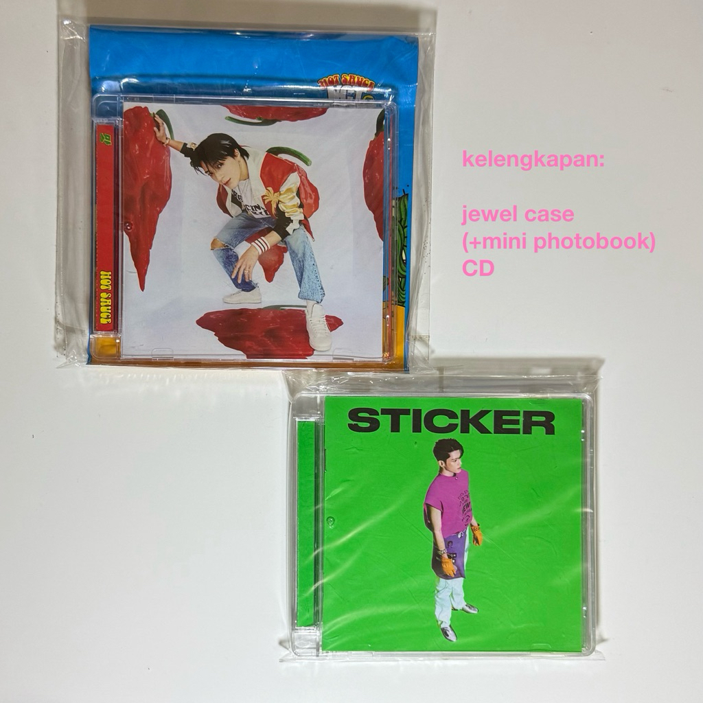 [Album Only] NCT Dream Hot Sauce Jeno & NCT 127 Sticker Taeyong