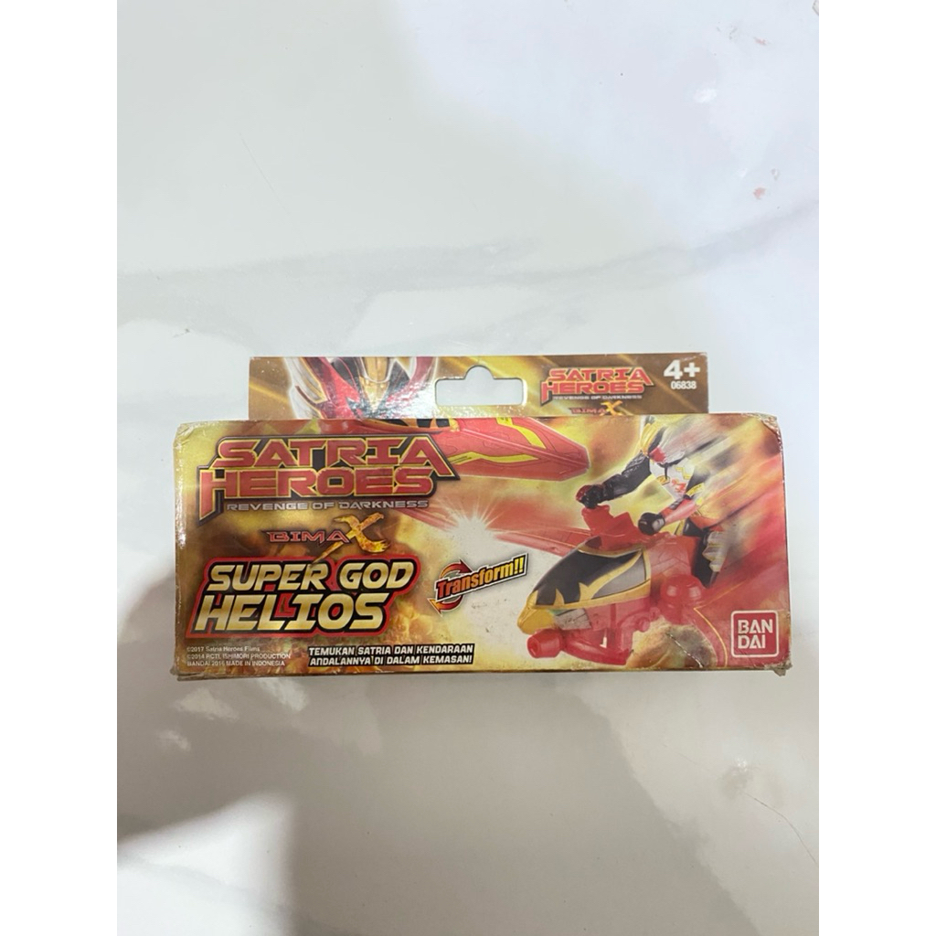 Action figure bima x satria heroes revenge of darkness original bandai