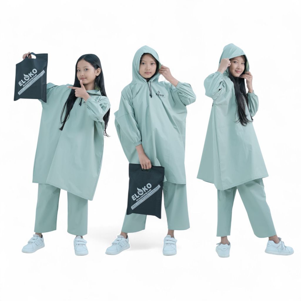 JAS HUJAN ANAK PUTRI PUTRA RAINCOAT MANTEL WANITA LAKI LAKI ANAK KOMBINASI WARNA BEST QUALITY