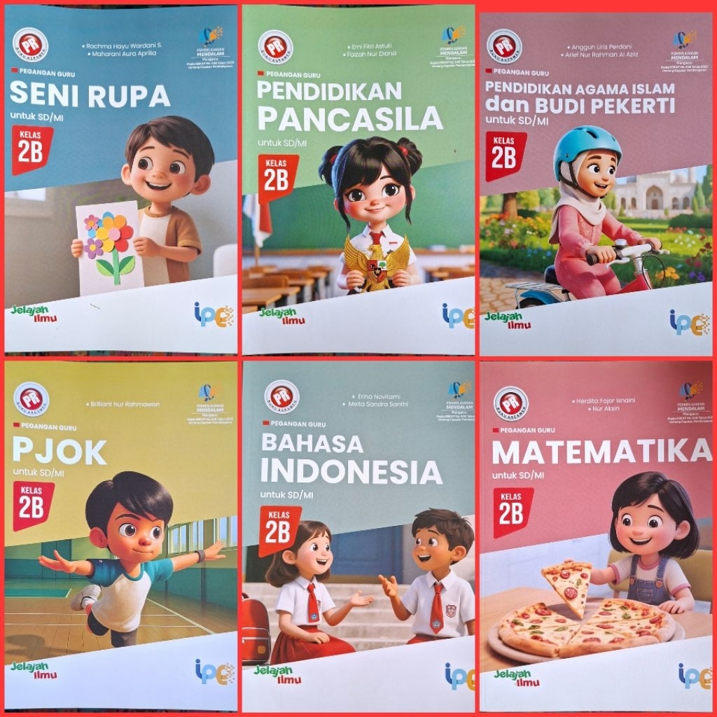 Buku PG PR Kunci Jawaban LKS SD kelas 2 Semester 2 kurikulum Pembelajaran Mendalam Tahun 2025 Intan 