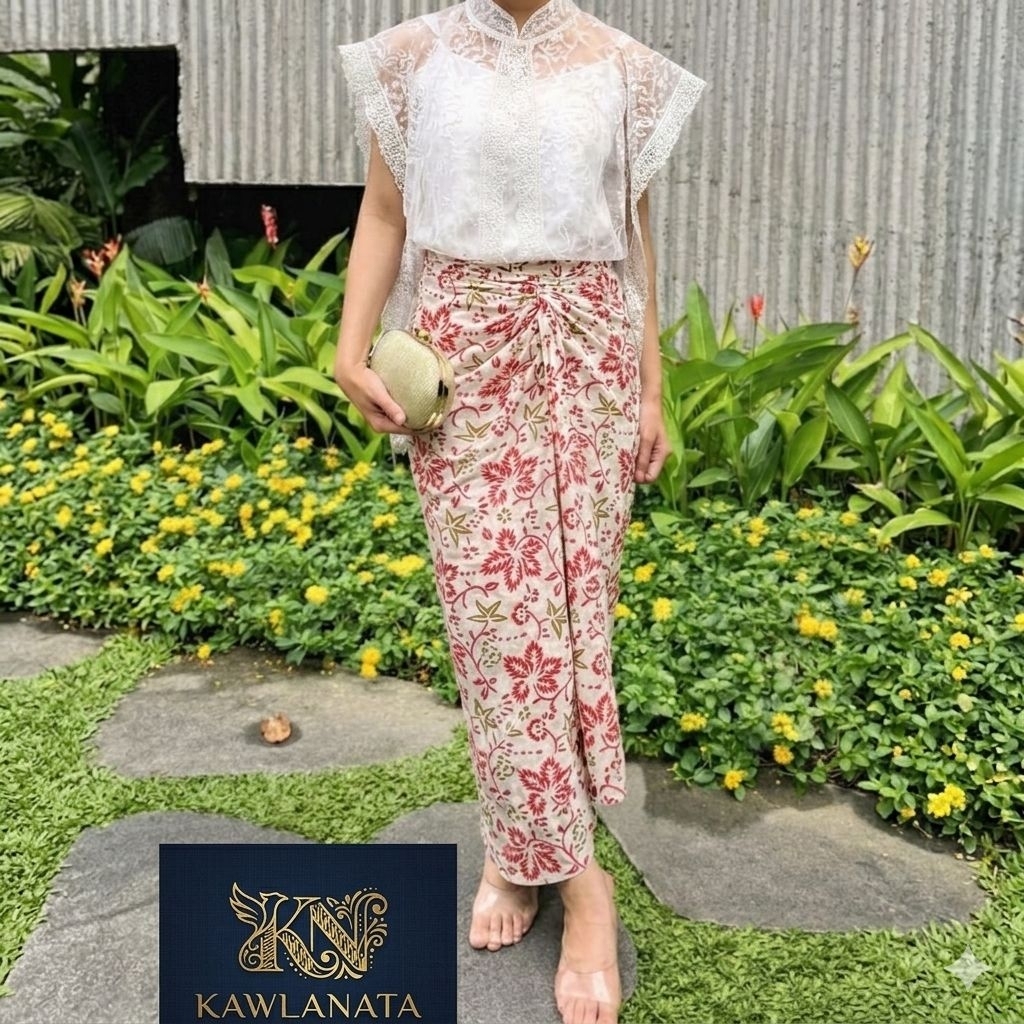 batik lilit modern Rok batik lilit modern bawahan kebaya wanita
