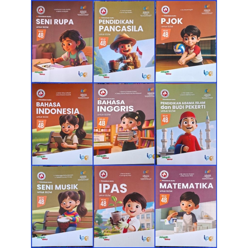 Buku PG PR Kunci Jawaban LKS SD Kelas 4 Semester 2 kurikulum Pembelajaran Mendalam Tahun 2025 Intan 