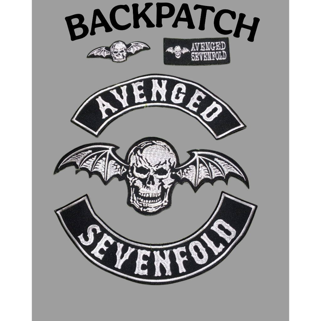 BACKPATCH BORDIR AVENGED/EMBLEM BORDIR BESAR BERKUALITAS