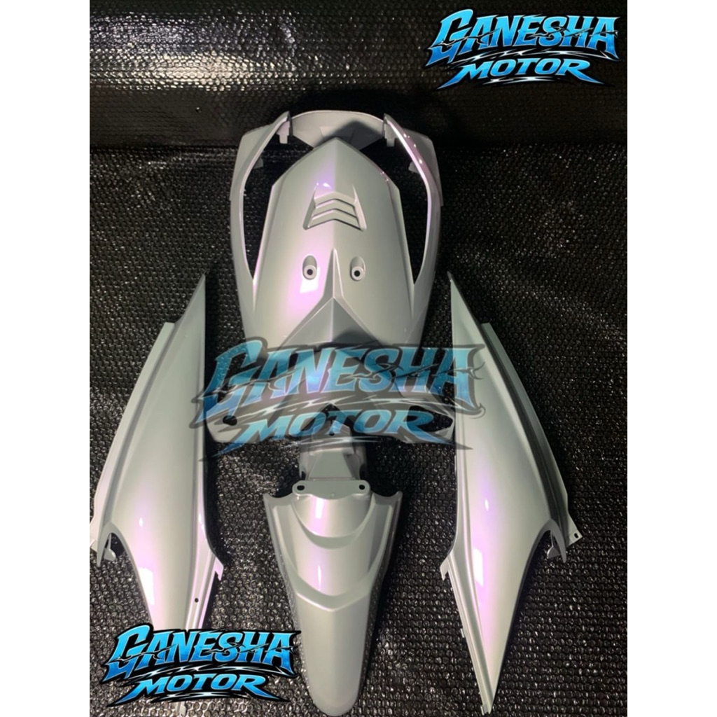 Full Set Body Halus Beat karbu warna silver lembayung ungu / beat karbu tahun 2008-2012