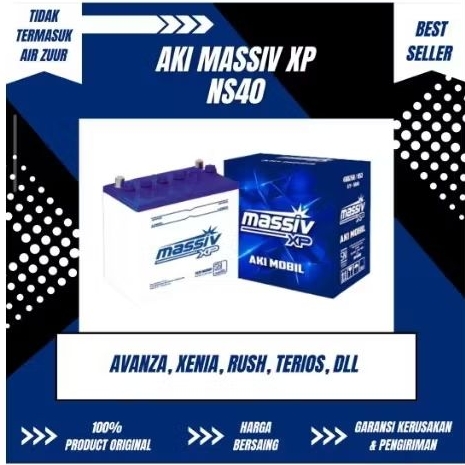 AKI MOBIL MASSIV XP NS40/36B20R 32AH 12V (AKI BASAH)