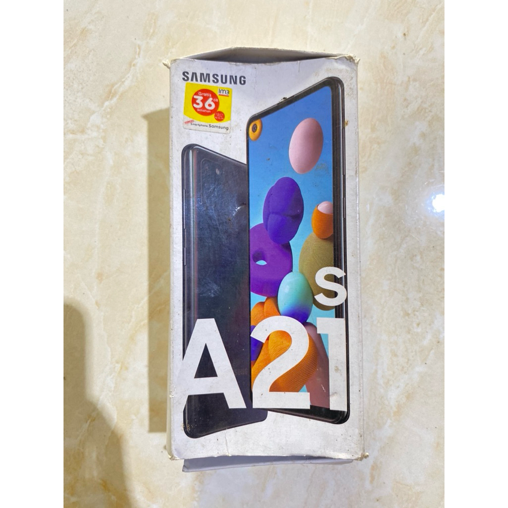 Box/Kotak Samsung A21s Ram 3/32 Original Copotan/ORI Bawaan HP