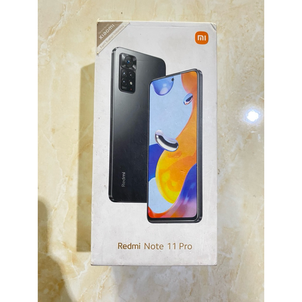 Box/Kotak Redmi Note 11 Pro Ram 6/128 Original Copotan/ORI Bawaan HP