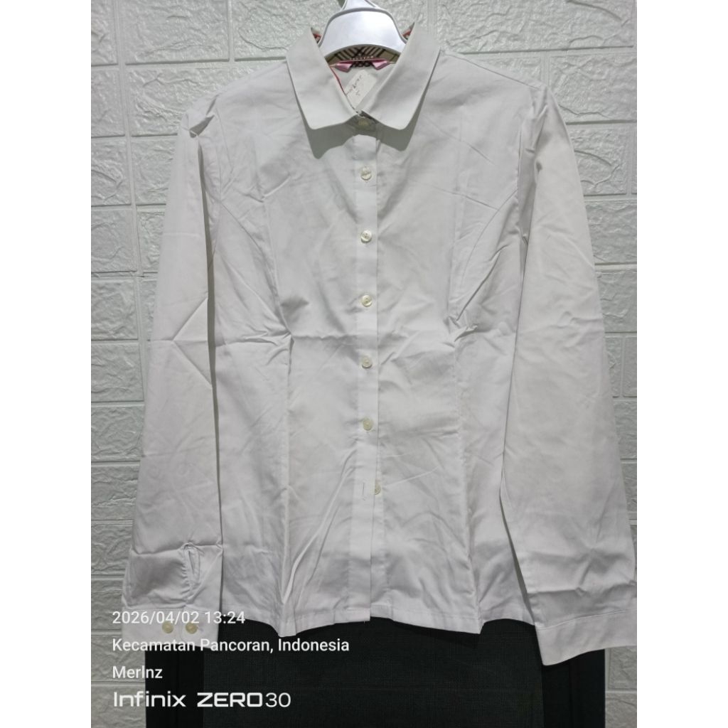 Baju Kemeja putih anak usia 8 th dari IVYCLUB 95 LONGDARI