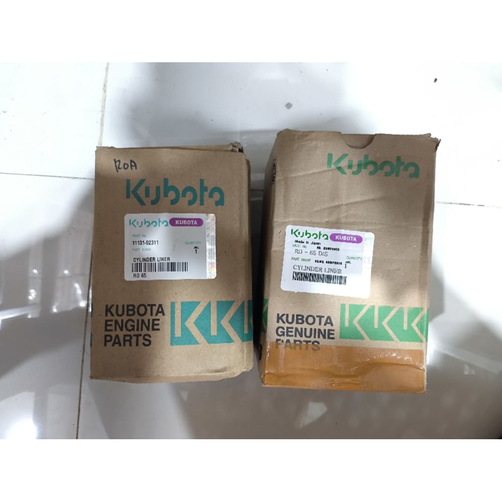 Boring Mesin diesel kubota rd65/rd65-dis CYLINDER LINER KUBOTA original part