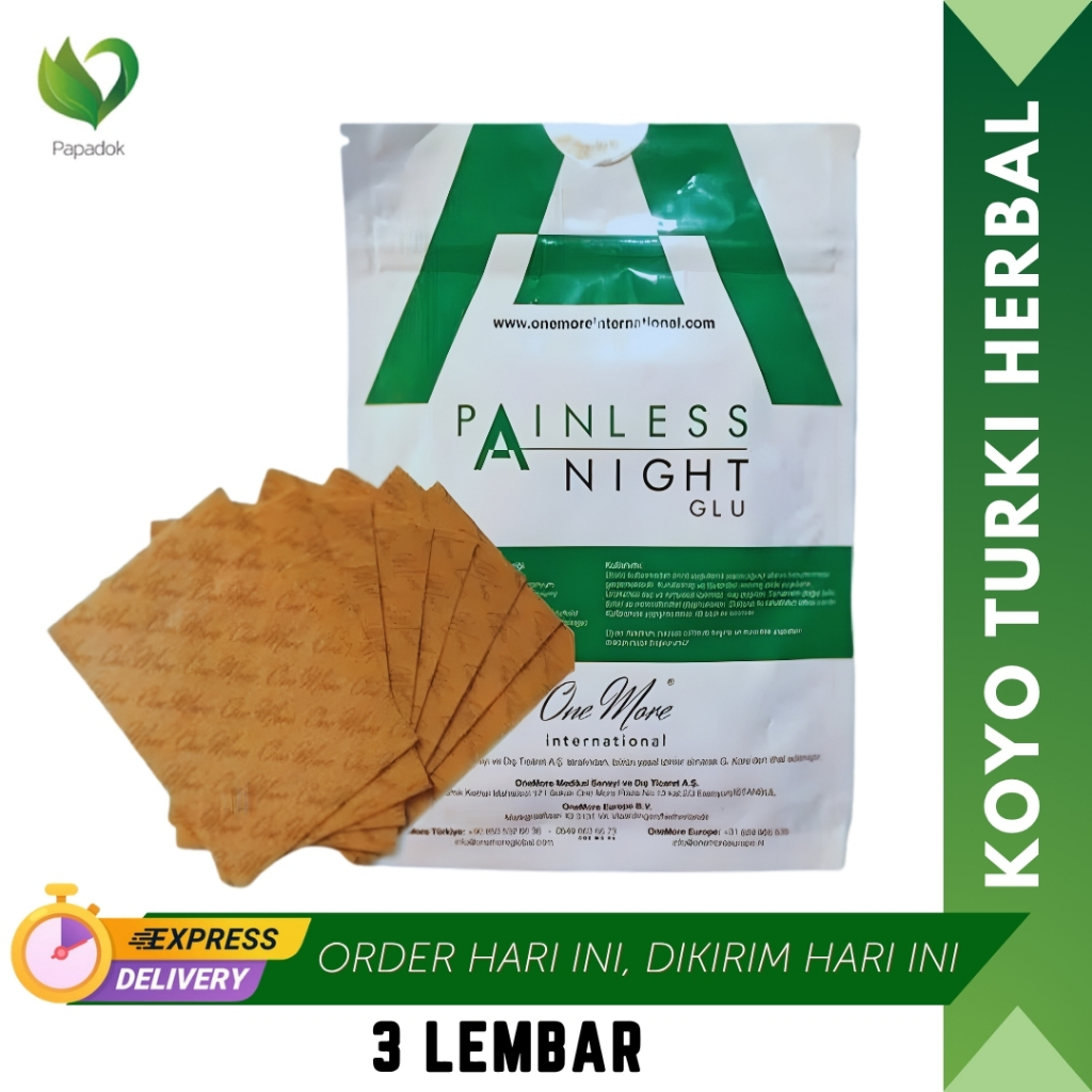 Koyo Turki One More Herbal Pereda Nyeri Eceran 3 Lembar Koyo Turki