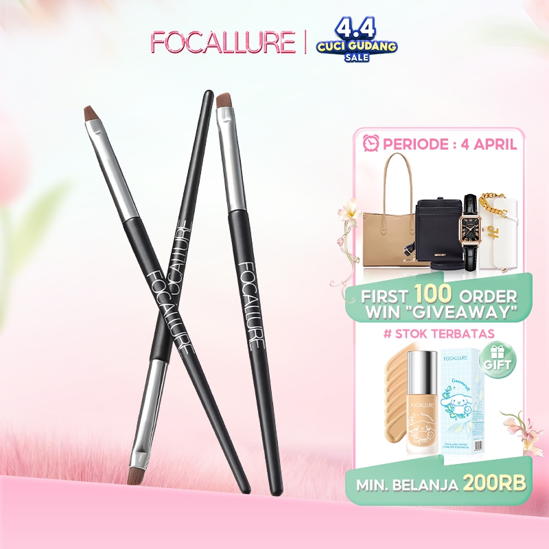 FOCALLURE 1pcs Eyeliner Brush  Eyebrow Brush