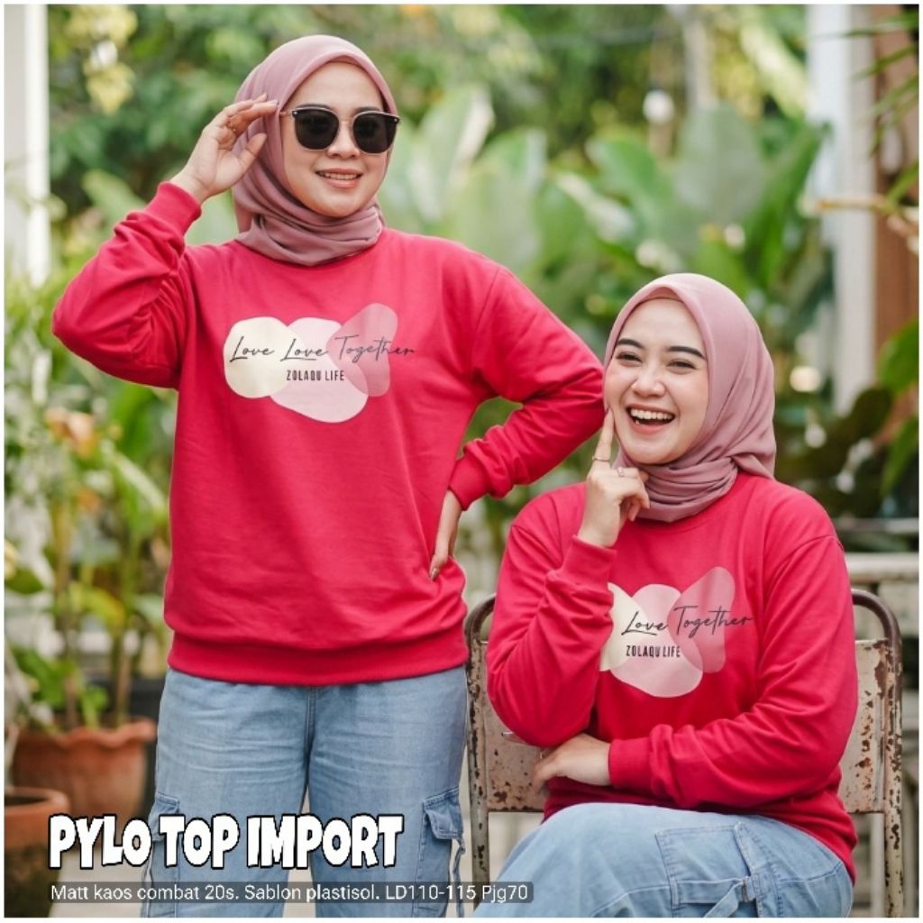 PYLLO Sweater Import | Atasan Wanita | | Sweater Motif | | Sweater Wanita |