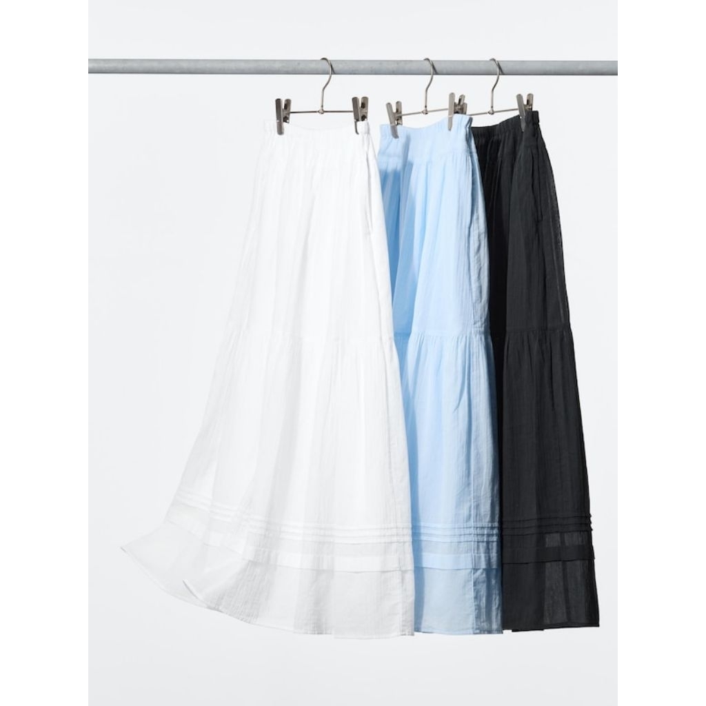 UNIQLO Rok Maxi Panel Maxy Skirt Original Jastip