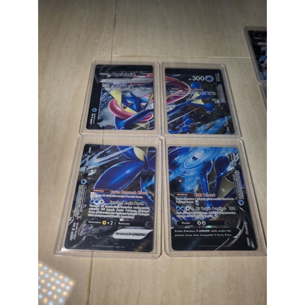 Greninja V-Union 137-140/S-P Promo card set