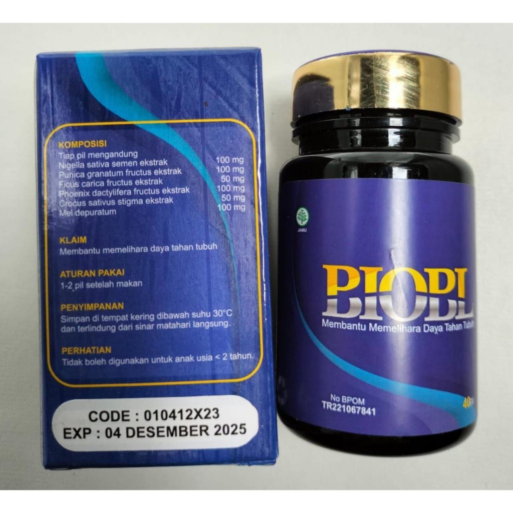 BIO BL Cypress Original Pil Hitam Ajaib Obat Herbal Sendi Saraf Asam Urat BPOM