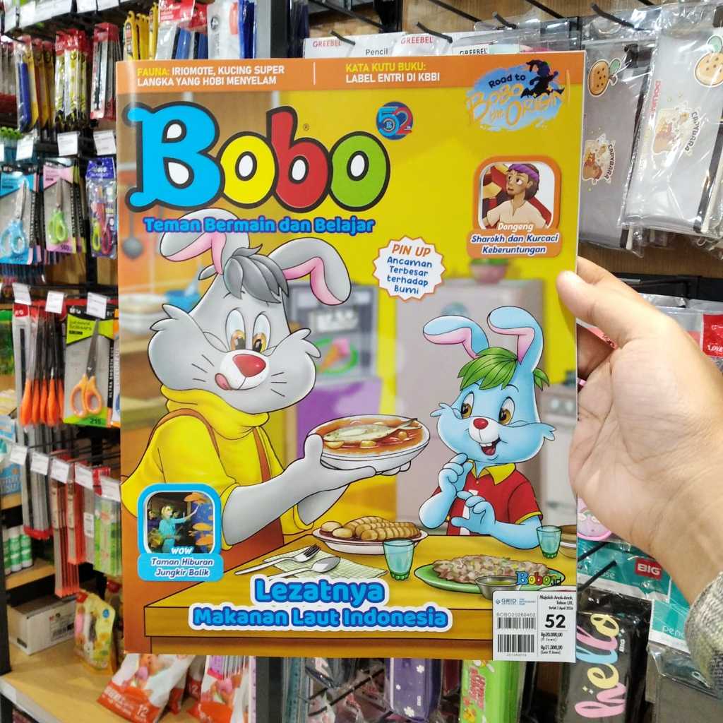 Majalah BOBO Edisi Terbaru Terbitan Gramedia