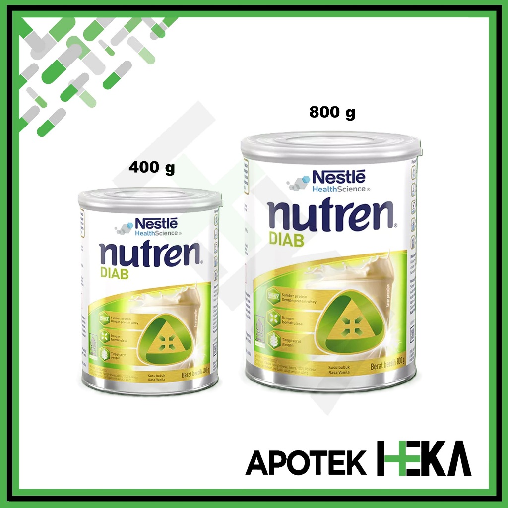 Nutren Diab 400 g / 800 g - Susu Diabetes Menjaga Gula Darah [Depok]