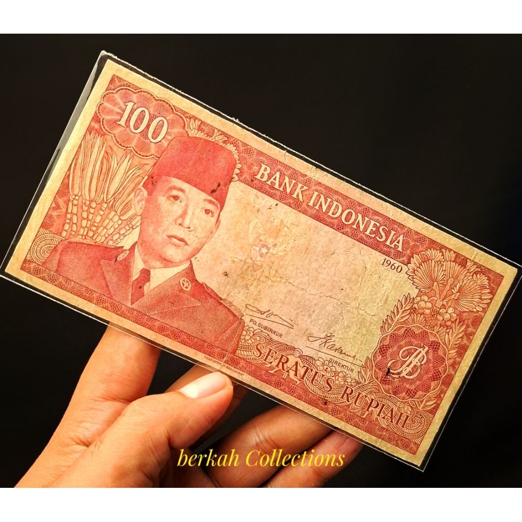 uang 100 sukarno tahun 1960