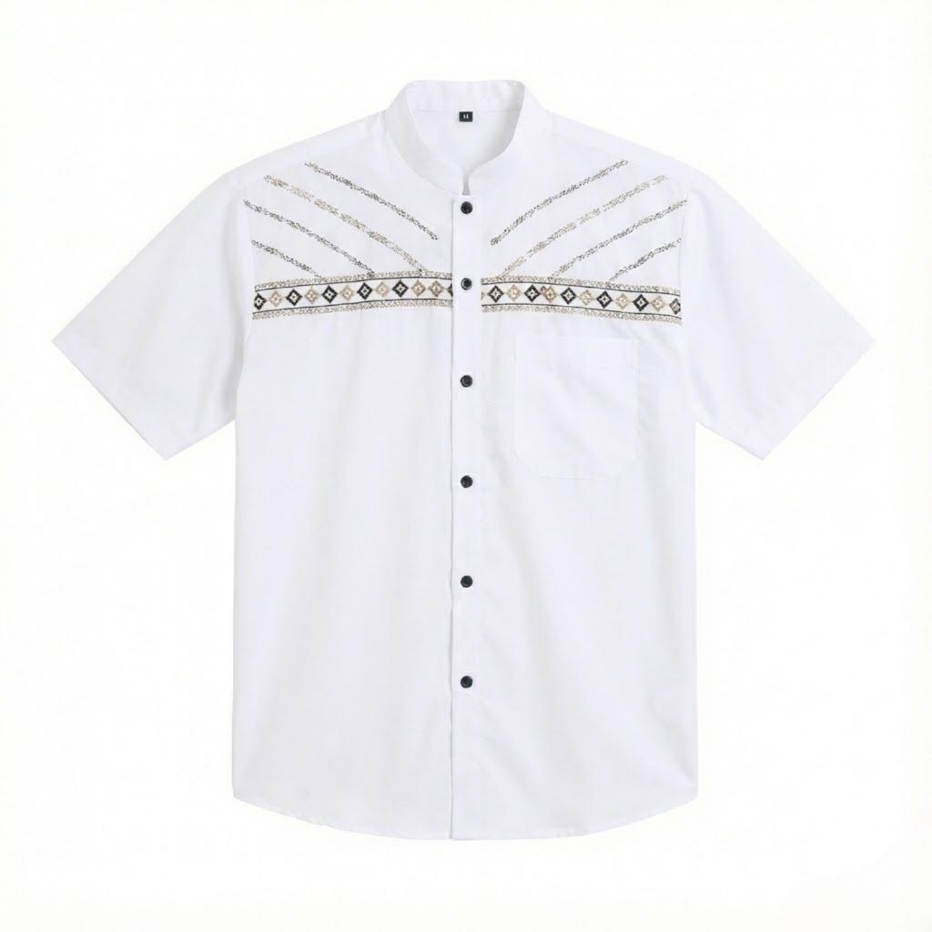 [SRK] Baju Koko Motif Jasuke Lengan Pendek[Jasuke]