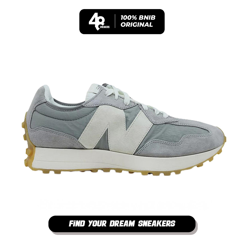 Sepatu Sneakers Pria  327 Grey (MS327KA1) Original