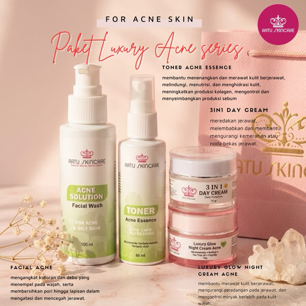PAKET LUXURY ACNE RATU SKINCARE