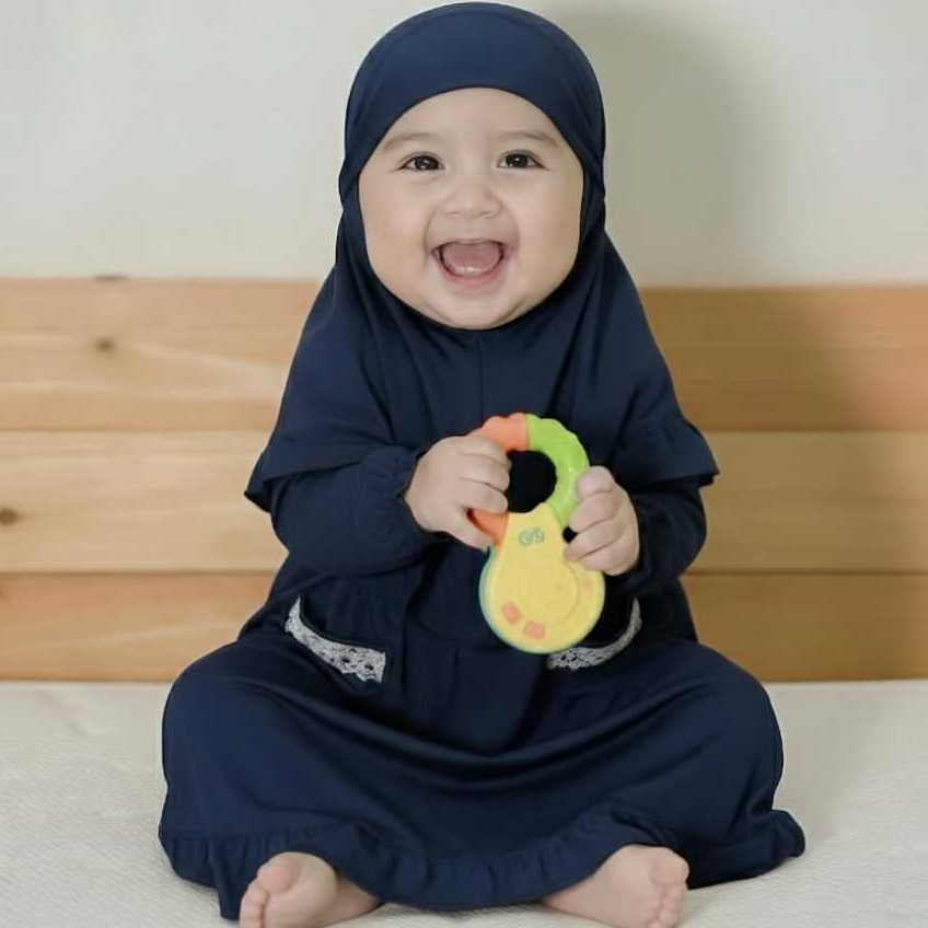 NADIRA- Gamis Anak Saku Modern – Material Breathable & Ringan (Original Quality)