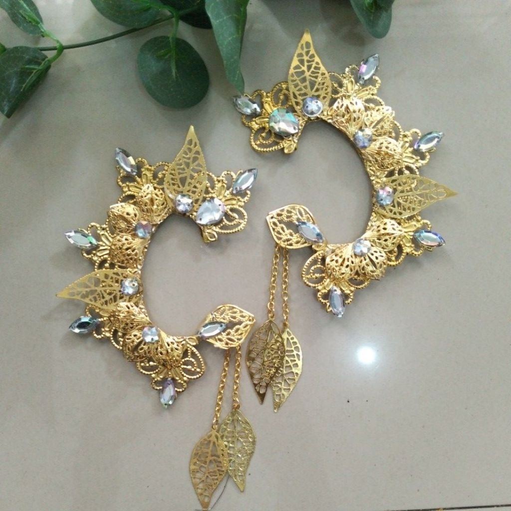 (#263 gold) earcuff sumping telinga hiasan telinga penari