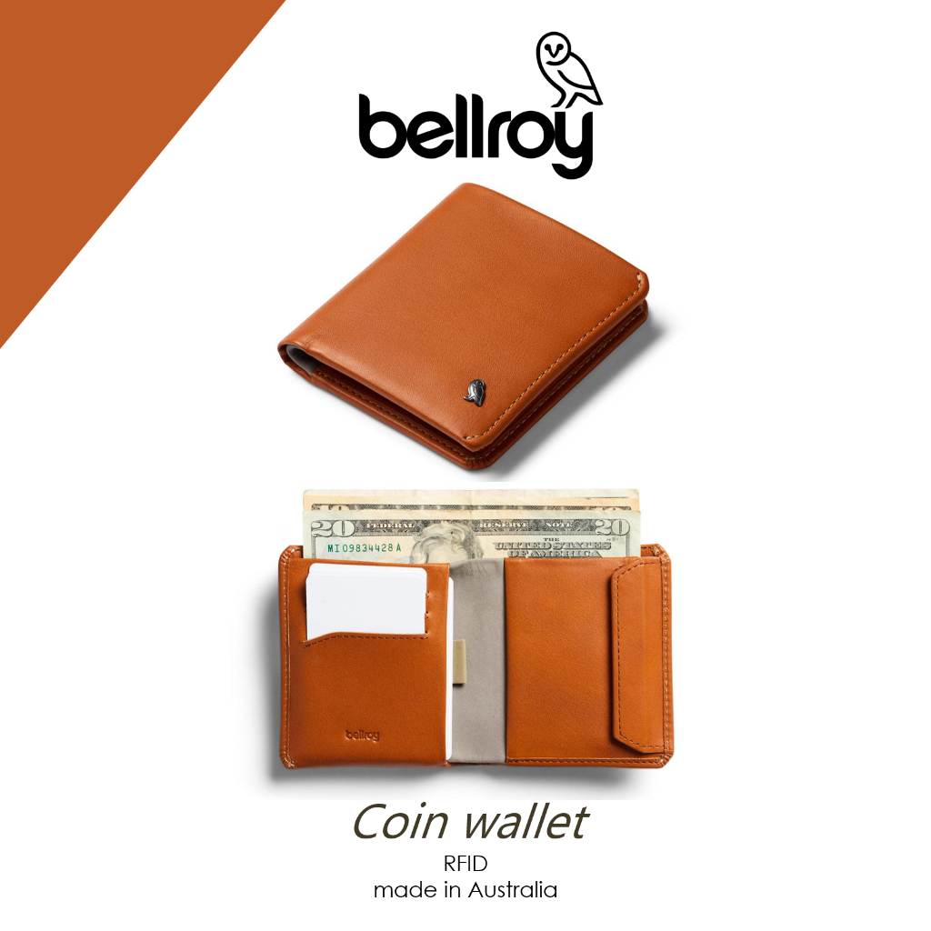 Dompet Bellroy Coin Wallet Terracota RFID Original