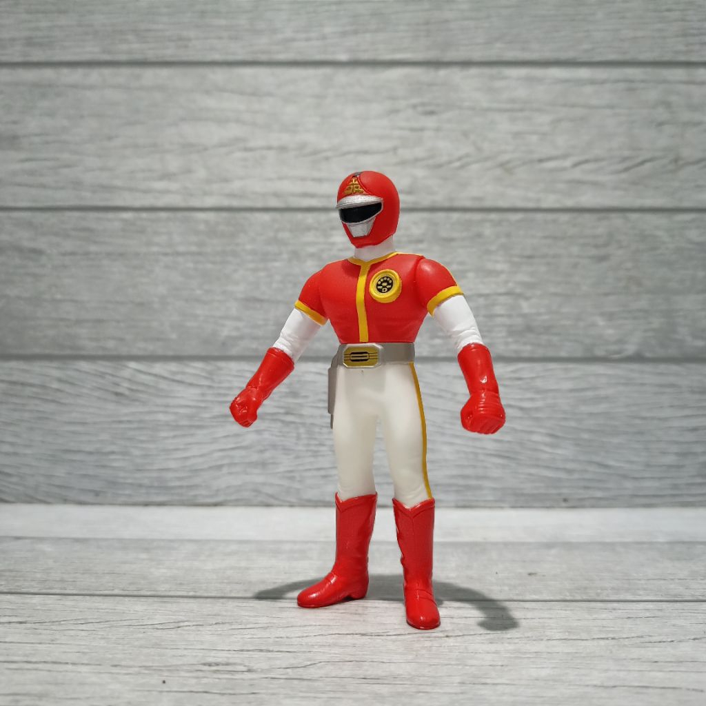 Sofubi Figure Super Sentai Series Red Hero Dynaman