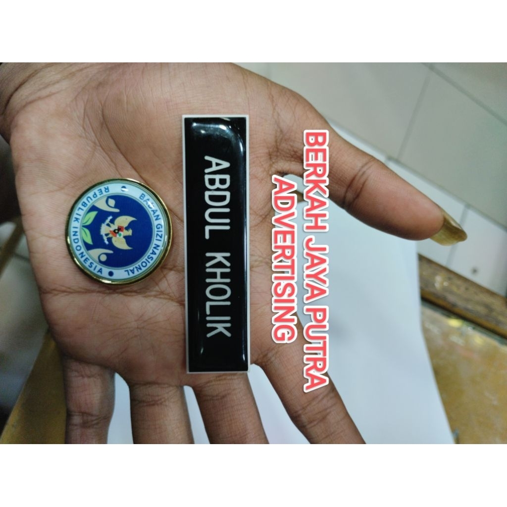 Nama Dada BGN Satu Set Pin BGN Exslusif