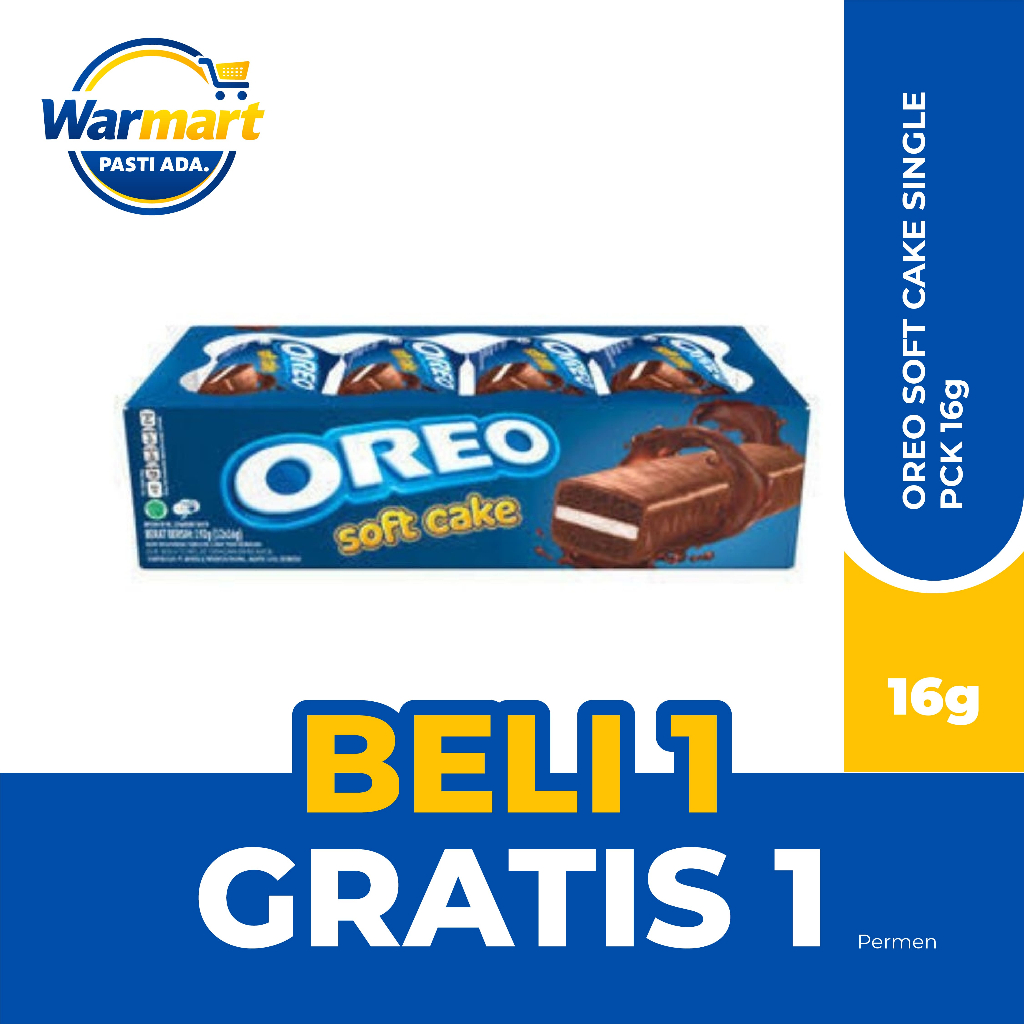 Oreo Soft Cake 1 Box Isi 12  Snack Oreo Lembut Bolu Coklat Creamy Moist Isi Krim Oreo Soft Cake Box 