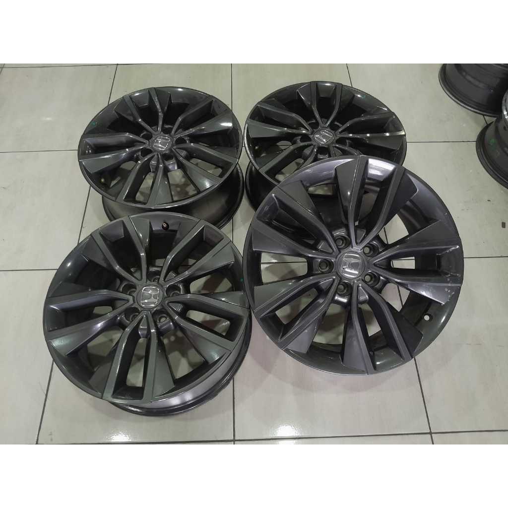 Velg Mobil Bekas Ring 18 Lebar 7.5 Pcd 5x114 Murah Pelek Second R18x7,5 H5x114 GREY KOTA SEMARANG