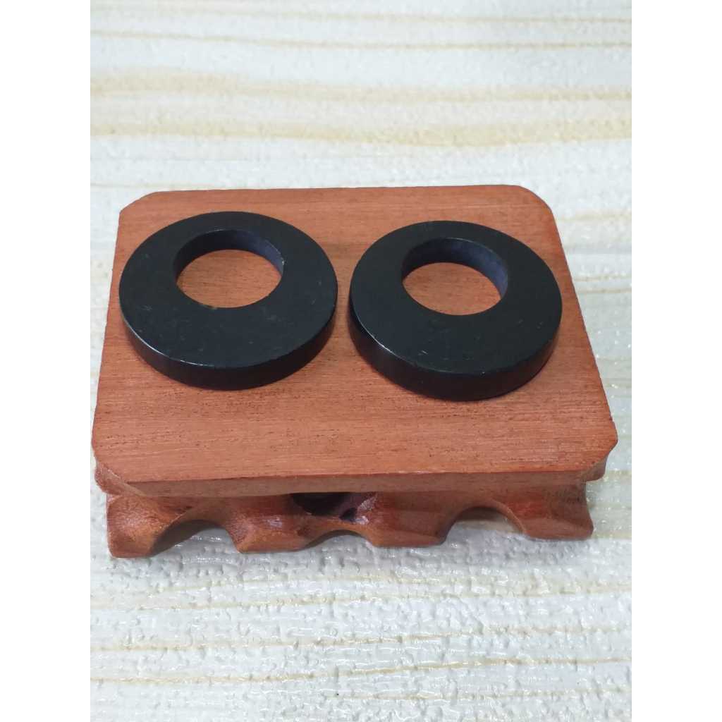 Liontin Jade / Giok Hitam Model Bulat - Natural / Asli