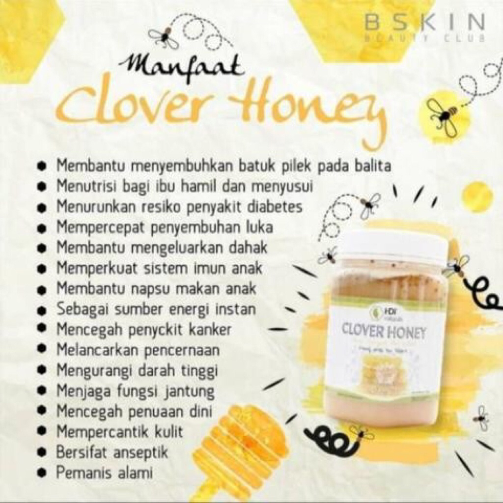 PROMO CLOVER HONEY 1KG EXP 2029 ORI HDI