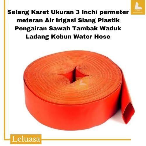 SELANG DRIP/ IRIGASI PENGAIRAN 50 MICRON X 4CM X 100 METER HDPE POLYETHILENE