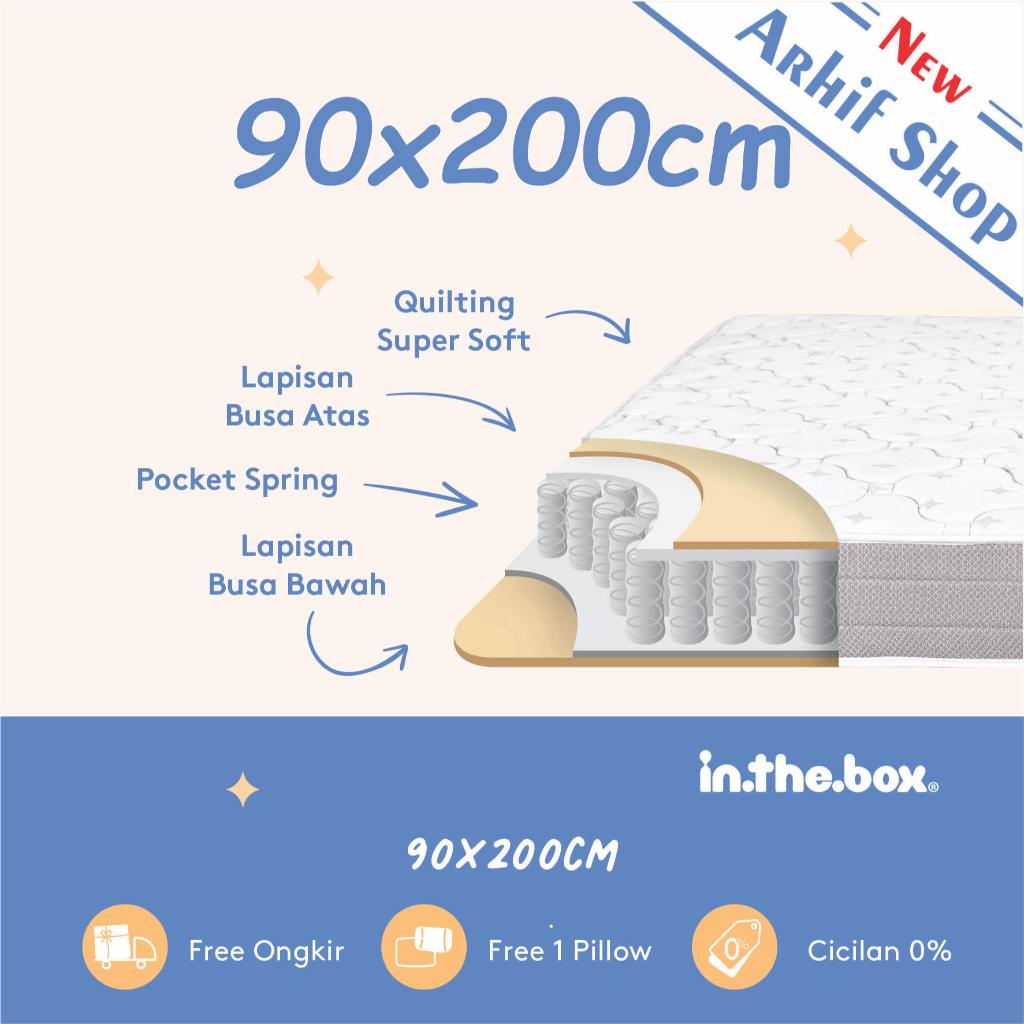SPRING BED KASUR IN THE BOX inthebox 90x200 (Single)