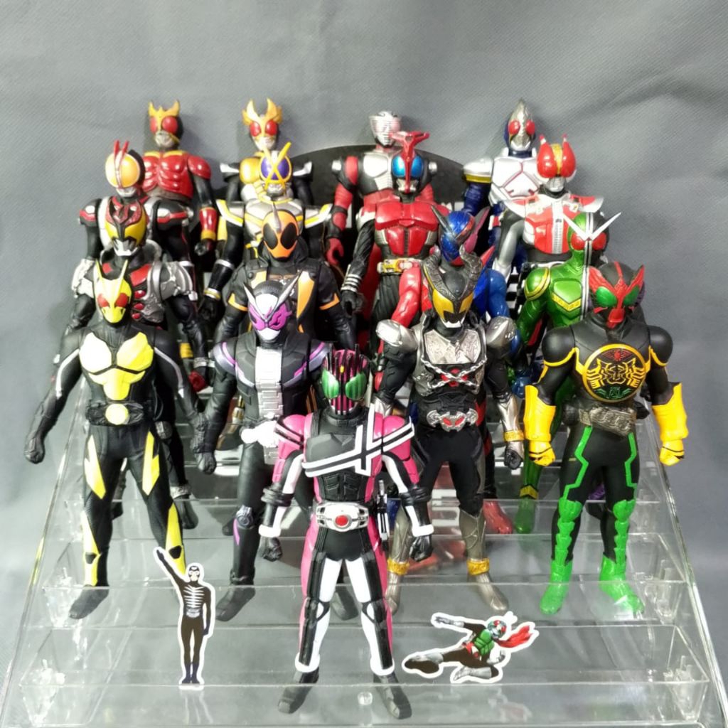 RHS Figure Kamen Rider Heisei Rider Series Kuuga Agito Ryuki Faiz Blade Kabuto Hibiki DenO Kiva OOO 
