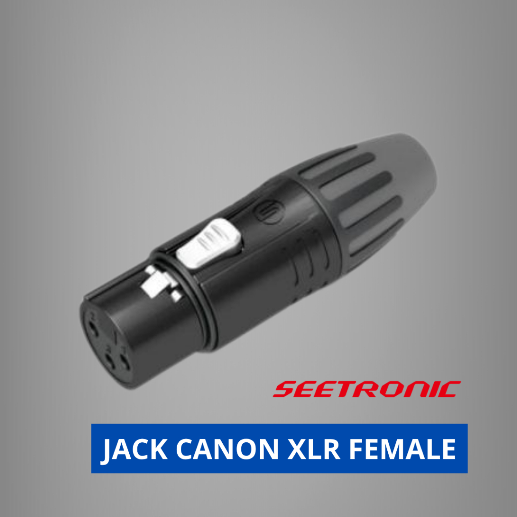 Jack Canon XLR Seetronic Female/Betina Original