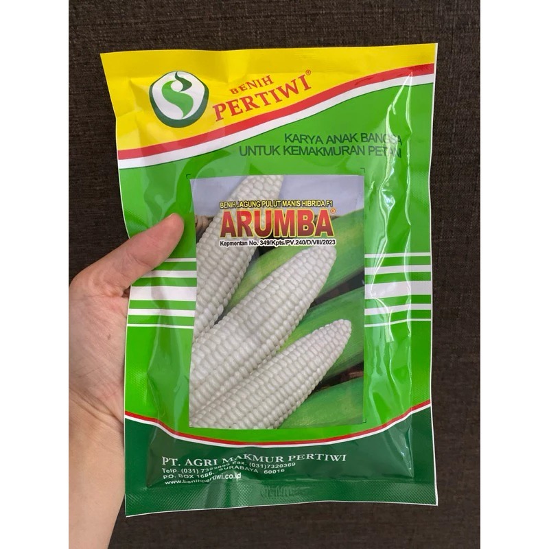 Benih Jagung Ketan Arumba 250 gram Bibit Jagung Pulut Asli Benih Pertiwi