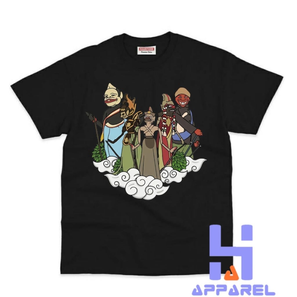 BAJU ANAK KAOS ANAK KARAKTER WAYANG GOLEK