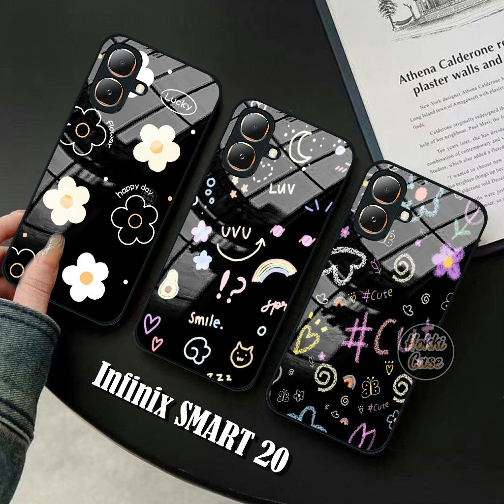Case Infinix Smart 20 - Softcase Glass Infinix Smart 20 Terbaru - Casing Infinix Smart 20 - Kesing S