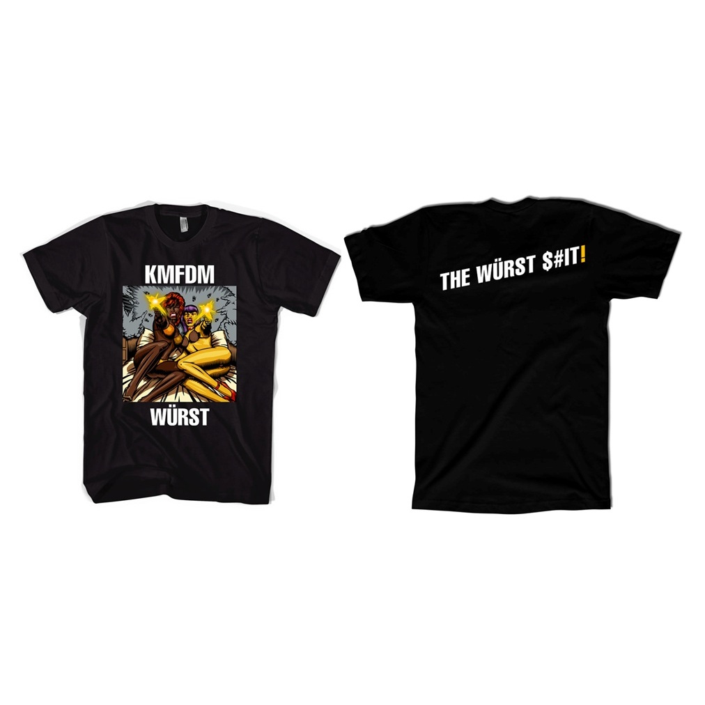KMFDM WURST TAG GILDAN HEAVY SIZE L T SHIRT